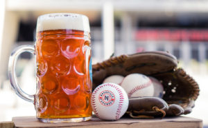 stein glass with beer and Nashville sounds